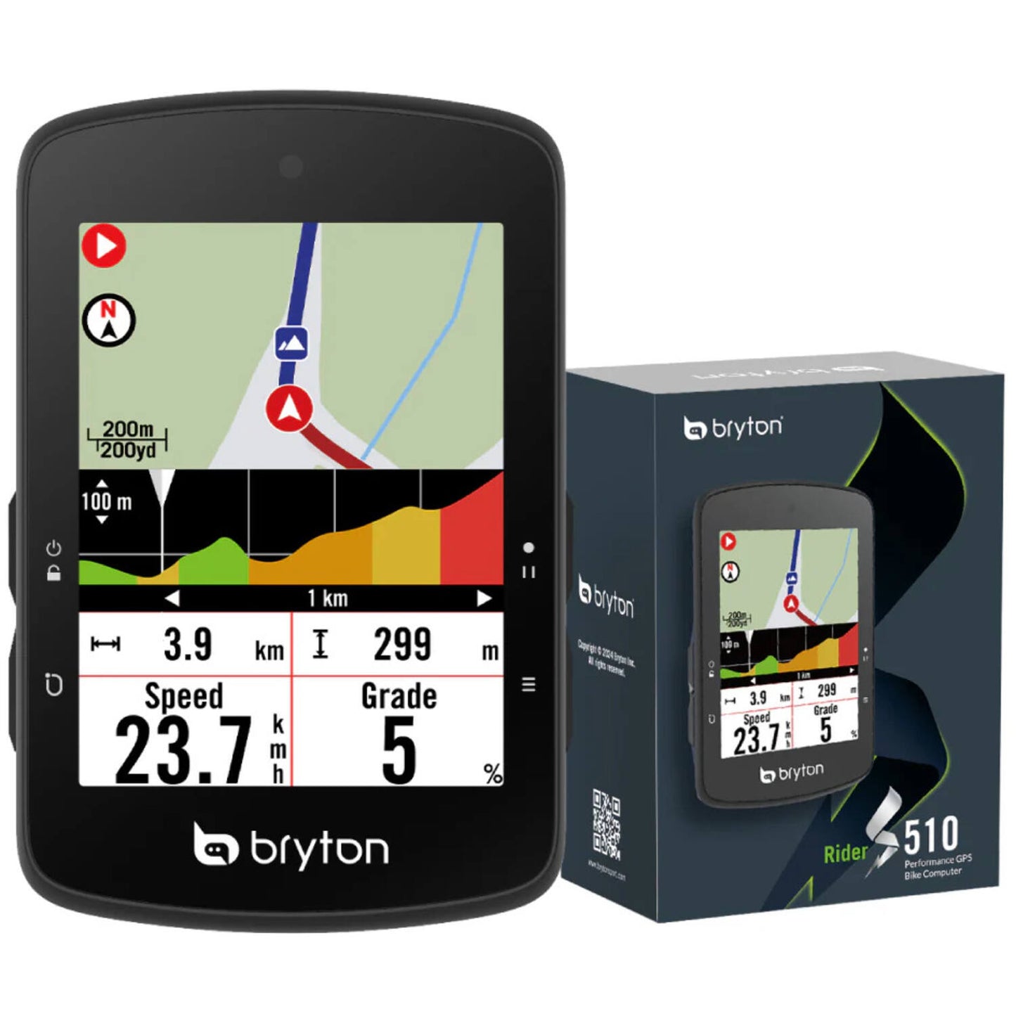 🚴♂️ Bryton Rider S510 GPS Bike Computer – Ultimate performance for every ride
