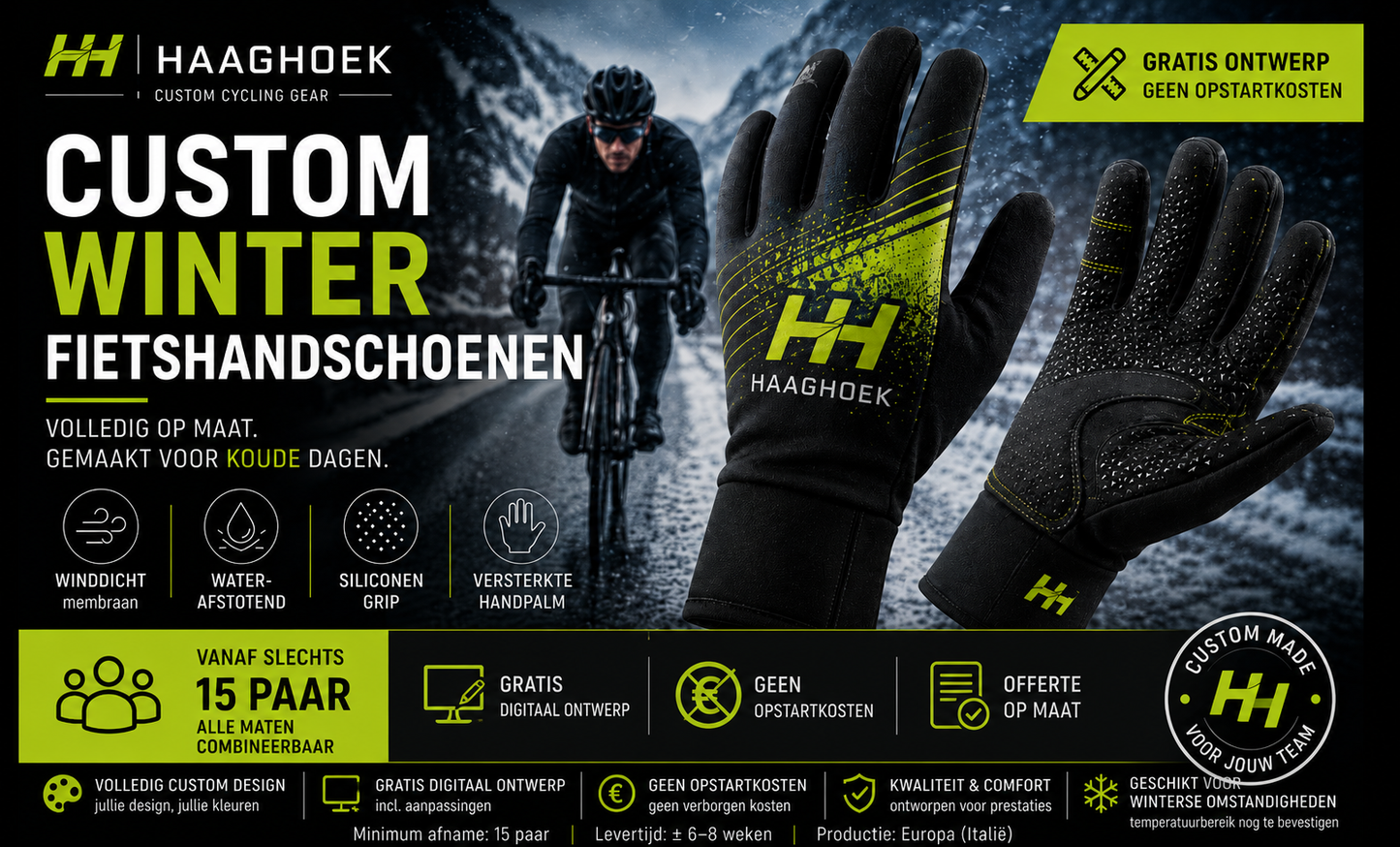 Haaghoek Custom Winter Fietshandschoenen