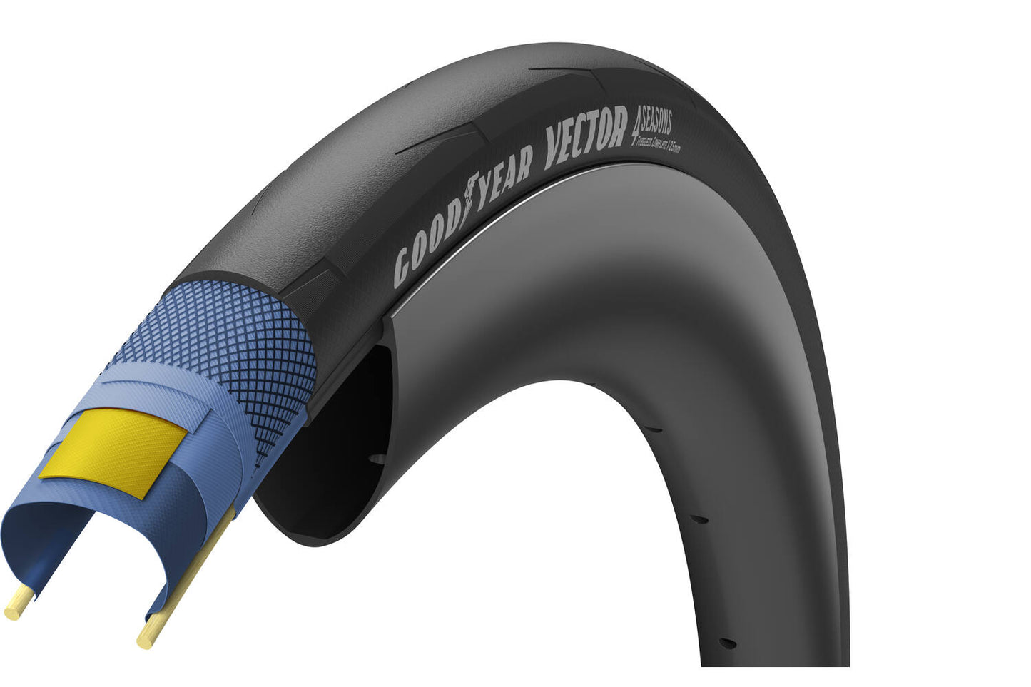 2 stuks! - Goodyear - Vector 4Seasons 700X30C