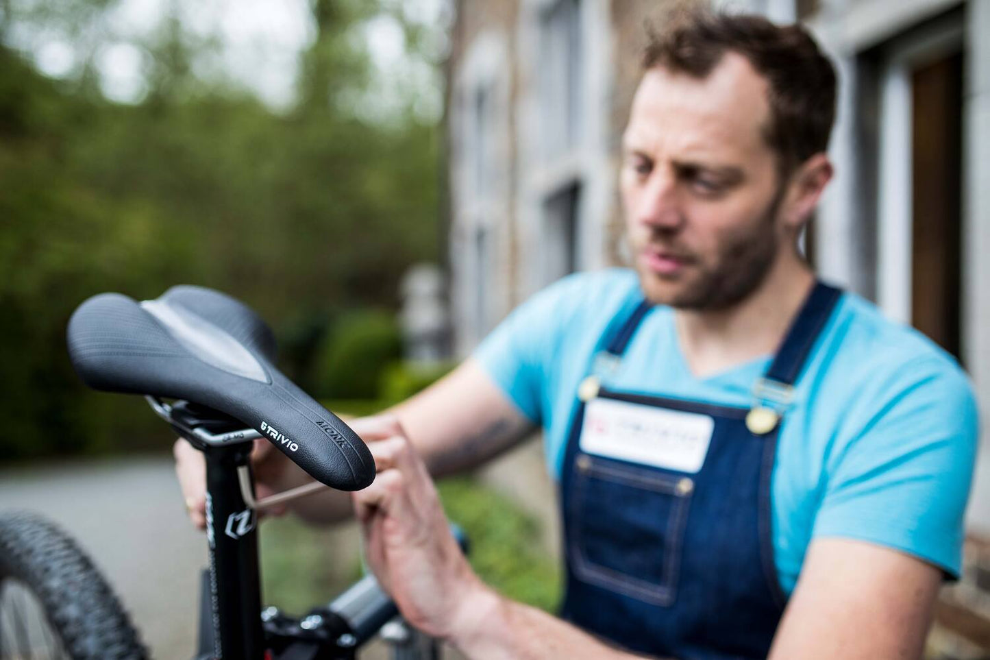 Trivio - Monk Fietszadel Zwart