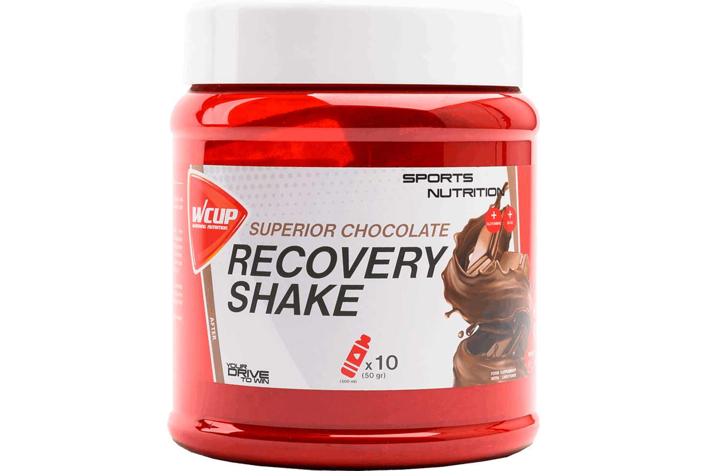 Wcup - Recovery Shake Superior Chocolade 500 Gram