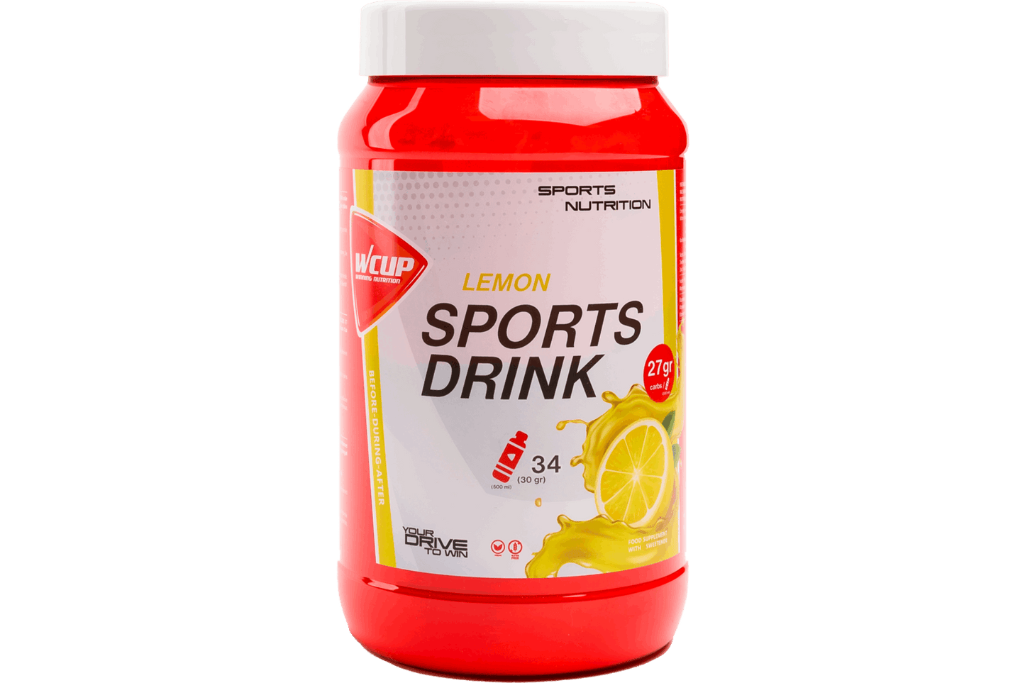 Wcup - Sports Drink Lemon 1020 Gram