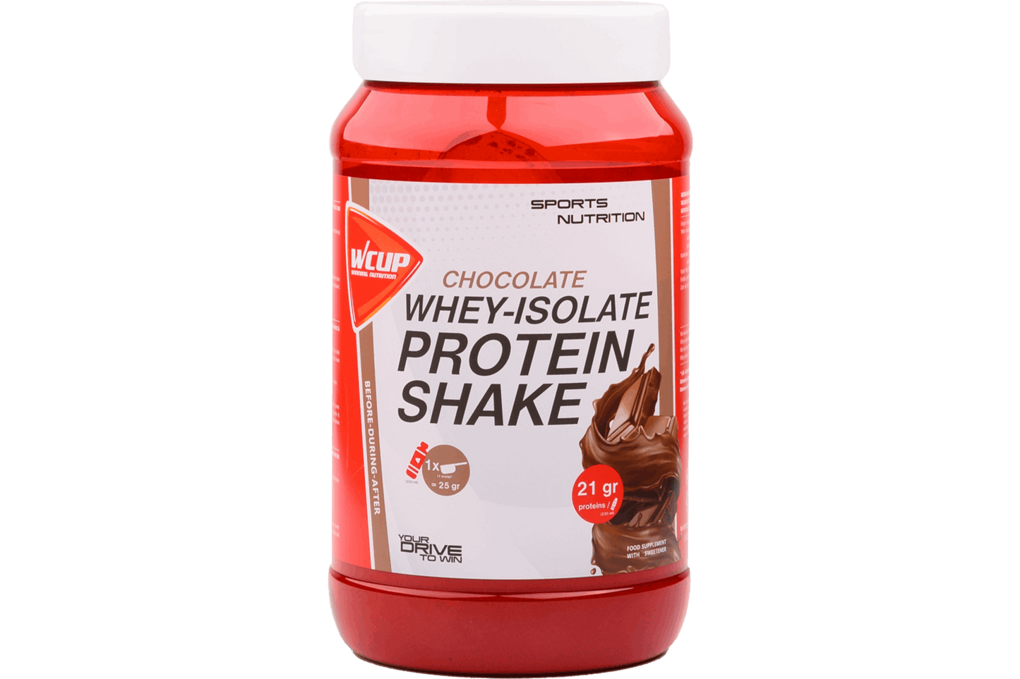Wcup - Whey Isolate Protein Shake Chocolade 600 Gram