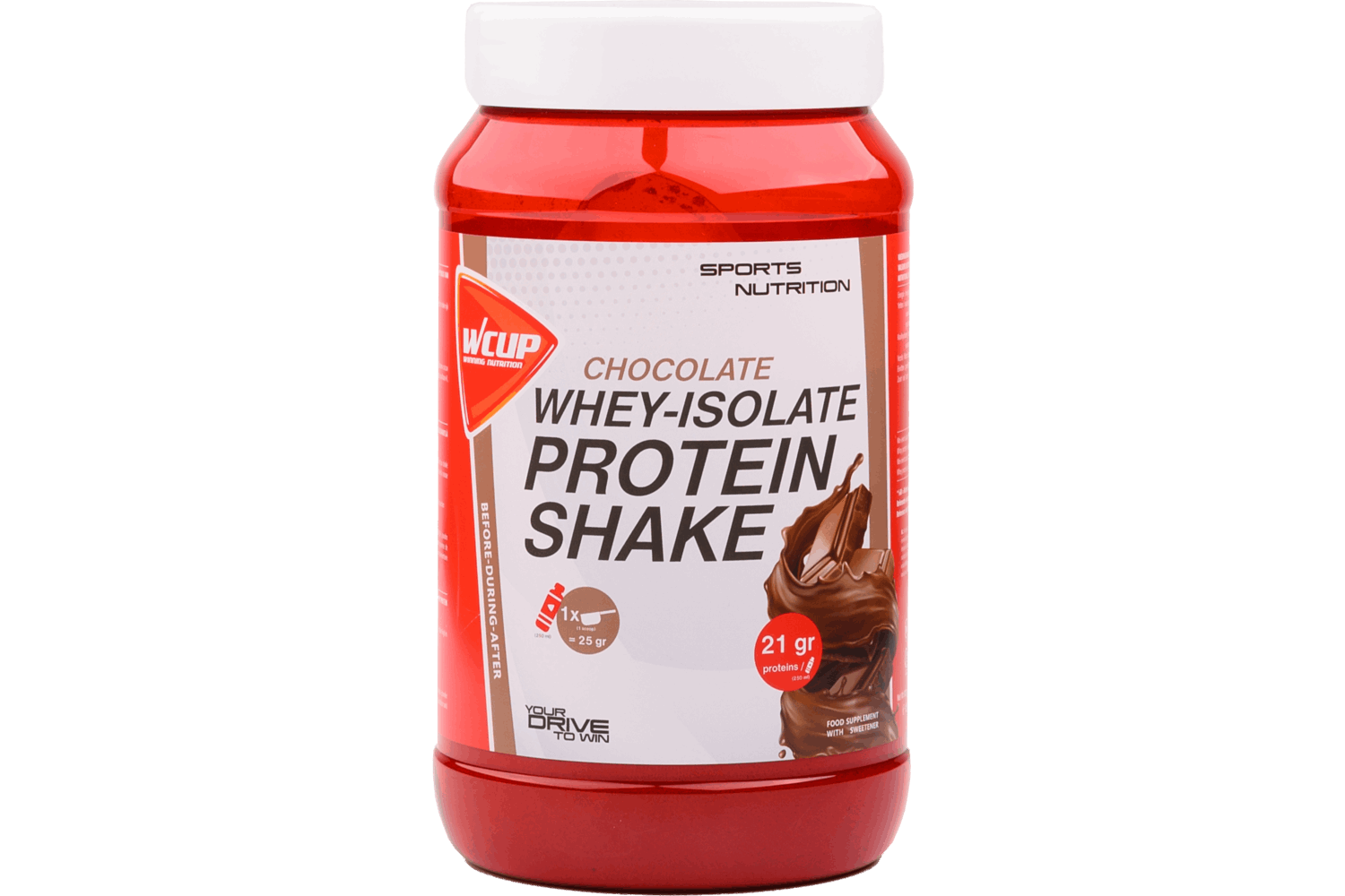 Wcup - Whey Isolate Protein Shake Chocolade 600 Gram