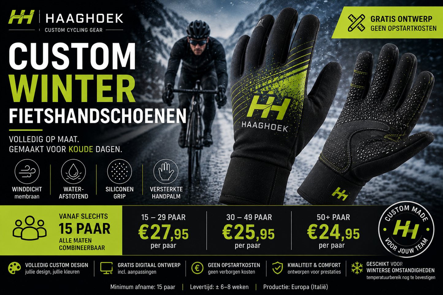 Haaghoek Custom Winter Fietshandschoenen