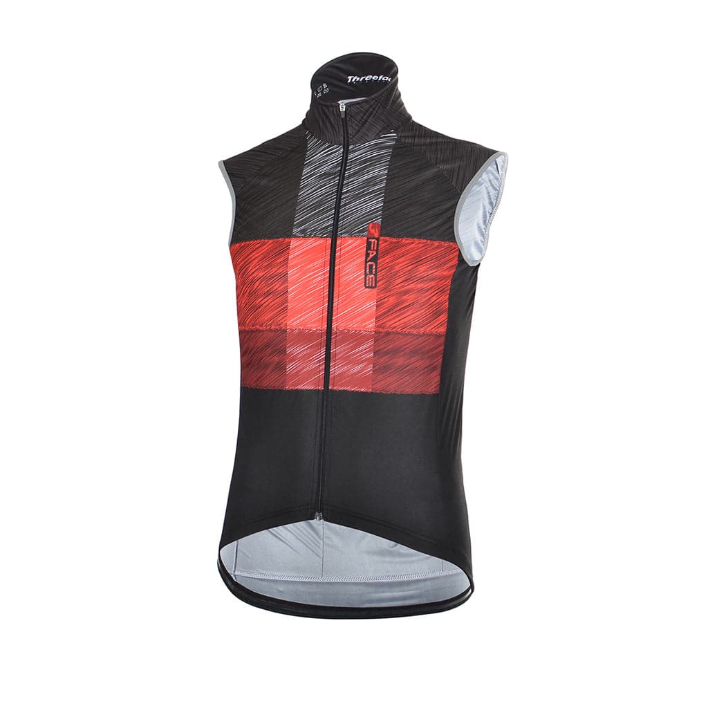 Gilet Antivento Graphite gilet antivento Threeface S red