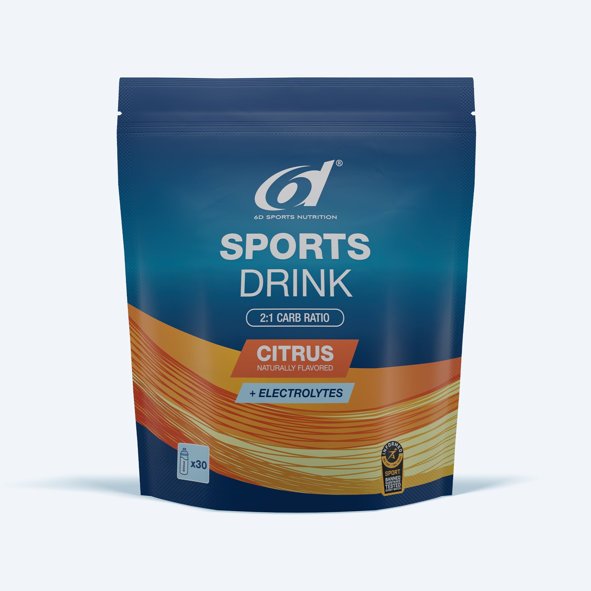 6D Sports Drink Citrus 1 KG