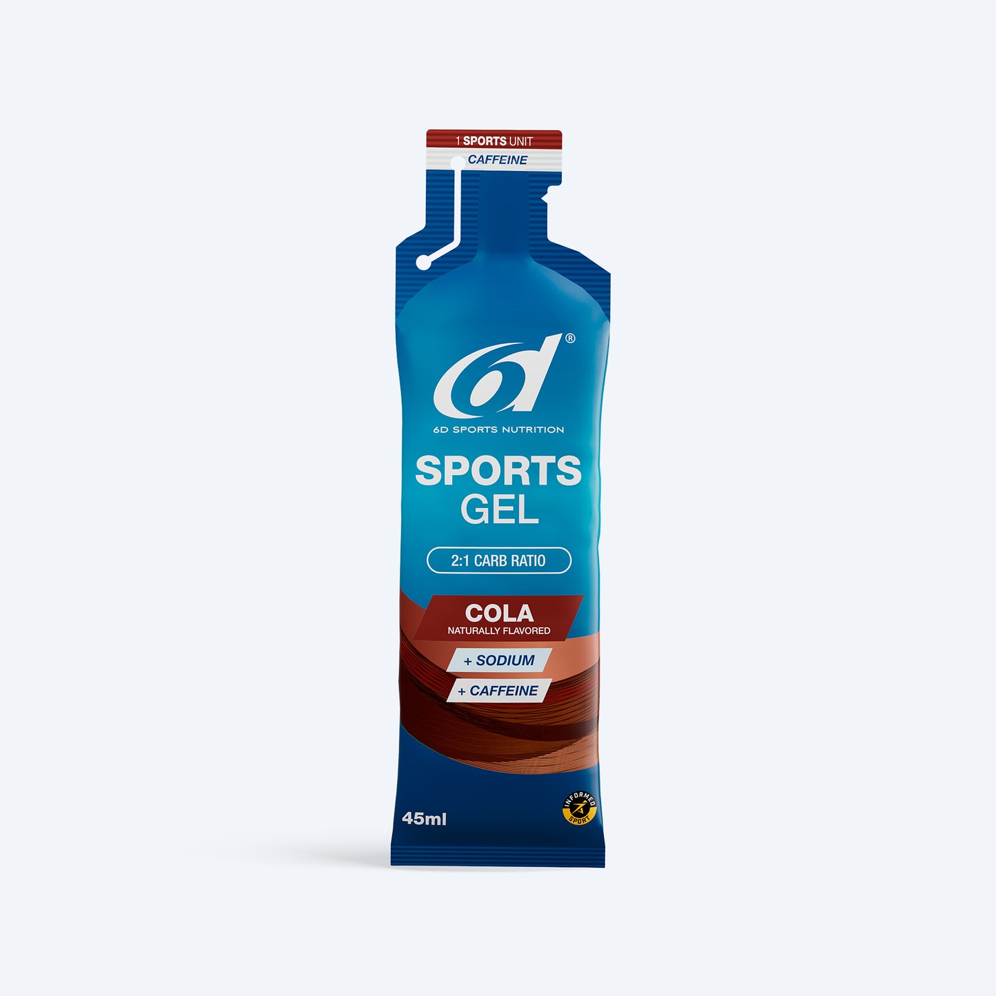 6D Sports gel Caffeine Cola 6 x 45 ml