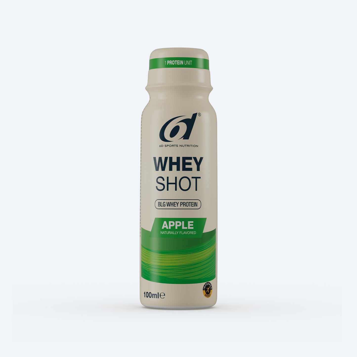 6D Sports Whey shot Appel 6 x 100 ml
