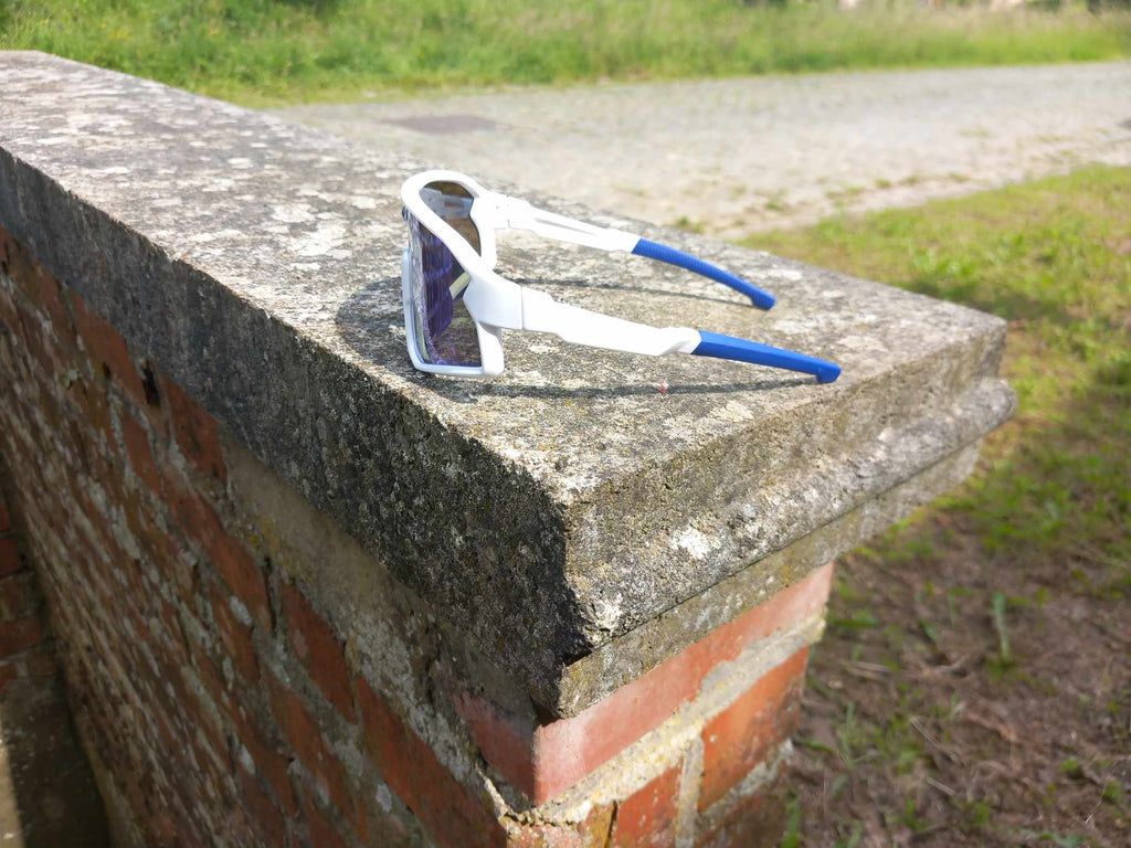 Fietsbril Haaghoek Future Kids Blauw-wit - Haaghoek