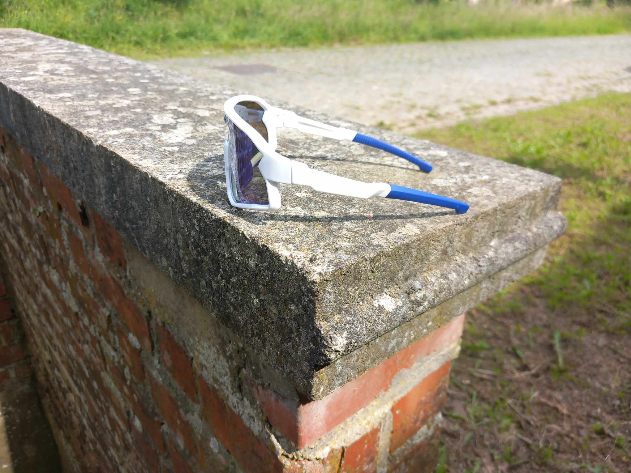 Fietsbril Haaghoek Future Kids Blauw-wit - Haaghoek