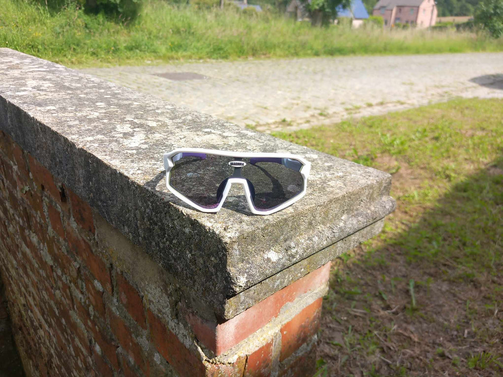 Fietsbril Haaghoek Future Kids paars-wit - Haaghoek