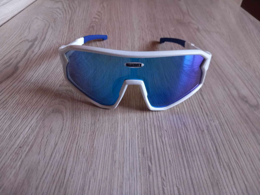 Fietsbril Haaghoek Future Kids Blauw-wit - Haaghoek