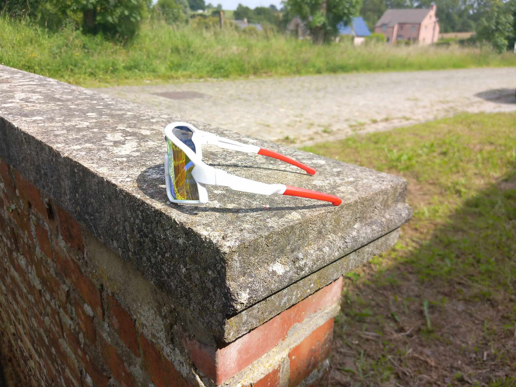 Fietsbril Haaghoek Future Kids rood-wit - Haaghoek