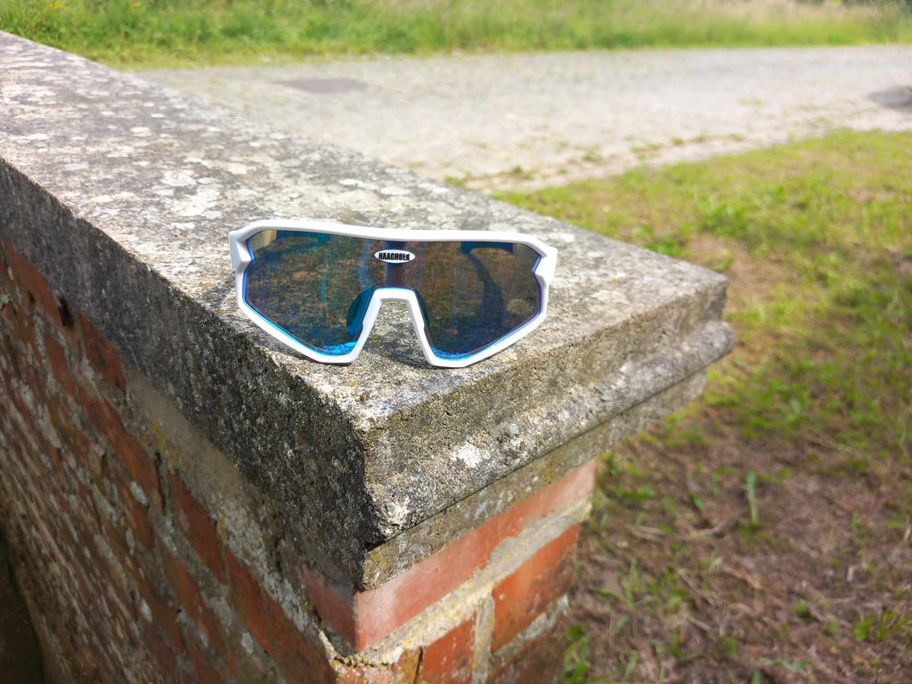 Fietsbril Haaghoek Future Kids Blauw-wit - Haaghoek