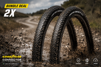 2 Stuks - Goodyear - Connector Ultimate TLC 700X40C Black