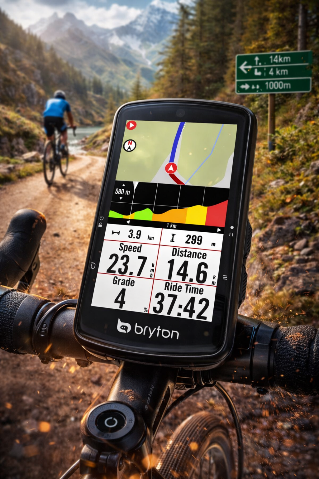 Bryton Rider S810 E – High-End GPS Cycling Computer