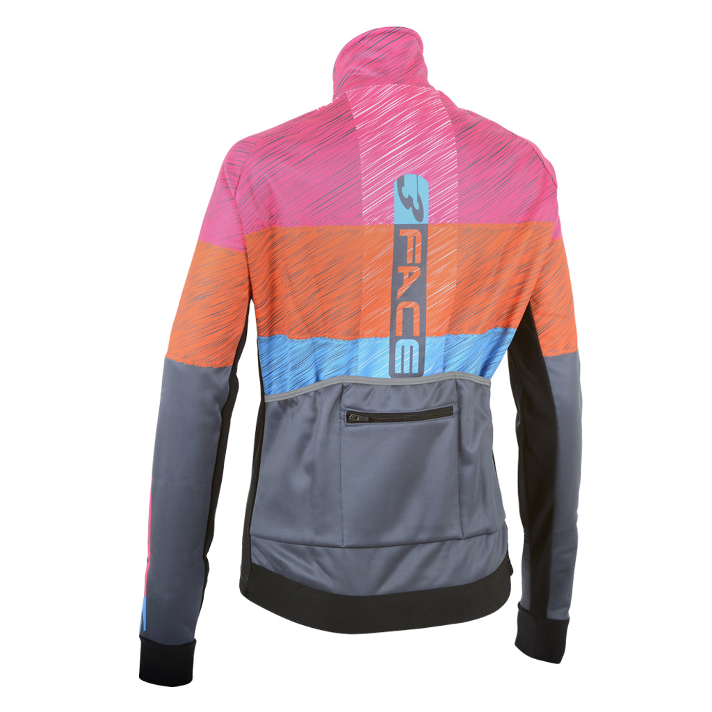 Haaghoek 3 Face Graphite winterfietsjas Dames