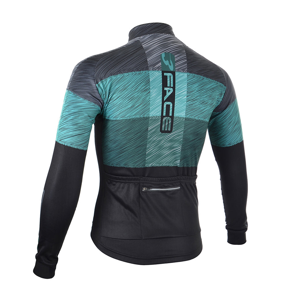 Haaghoek 3 Face Graphite Shirt met Lange Mouwen