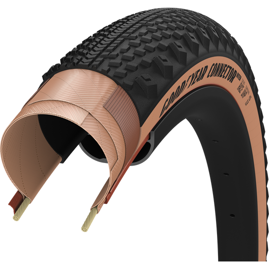 Dubbel deal - 2 stuks Goodyear - Connector Inter Race TLR 700X45C Transparant