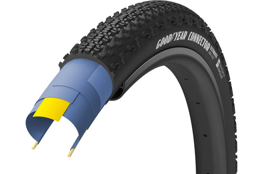Dubbel Deal - Gravel Band - 2 stuks - Goodyear - Connector Ultimate TLC 700X40C Zwart