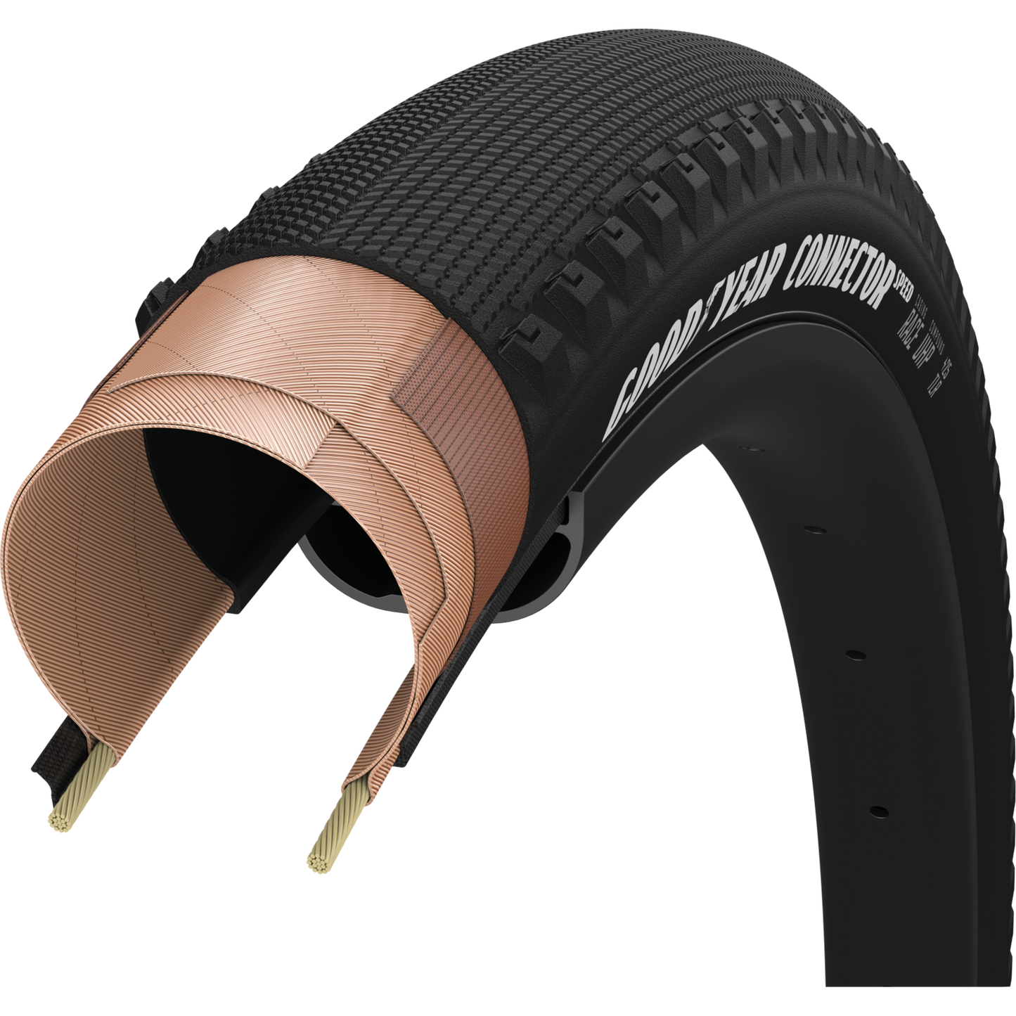 2 stuks - Goodyear Connector Speed Tubeless Gravelband TLR RACE 700x45C