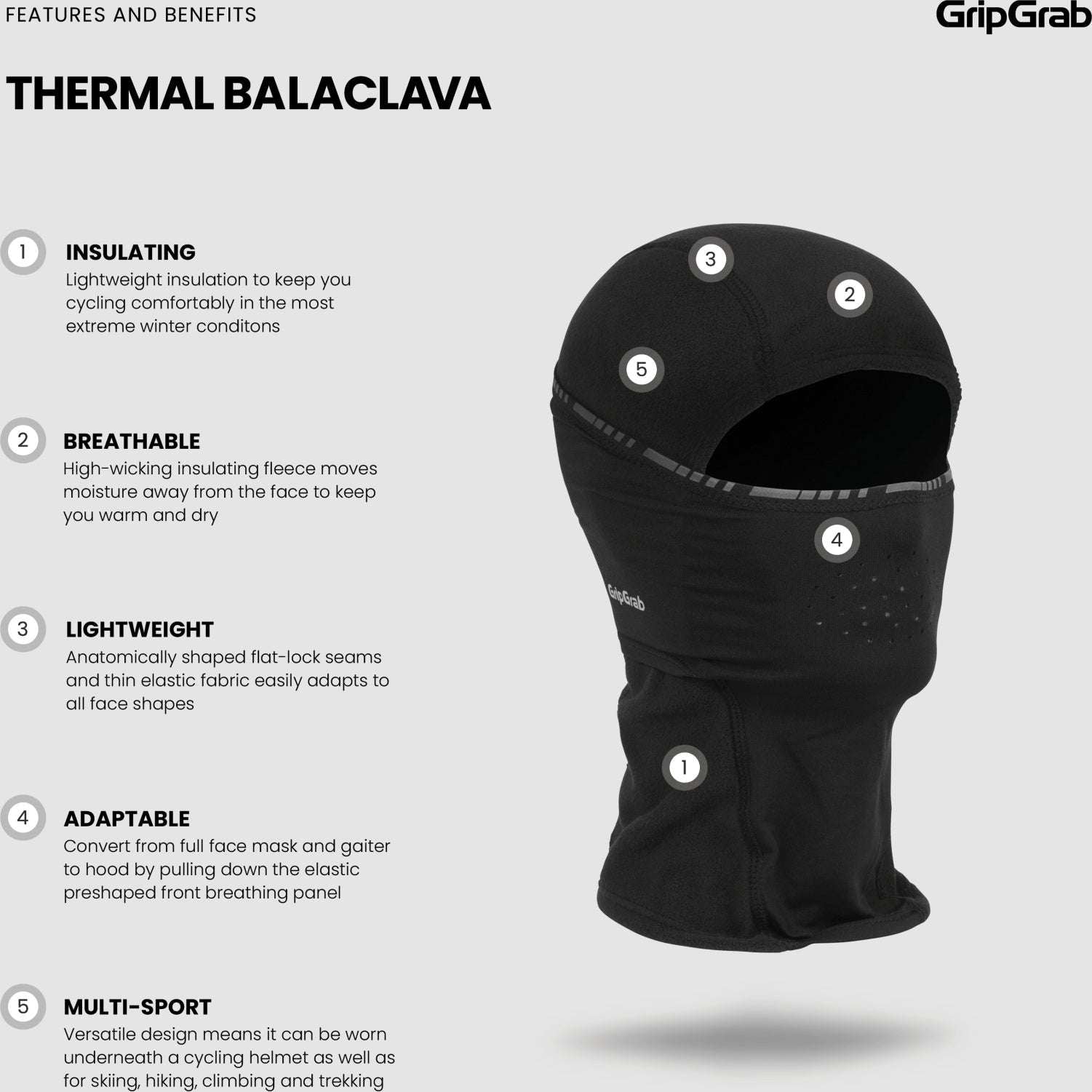 Thermische winter bivakmuts