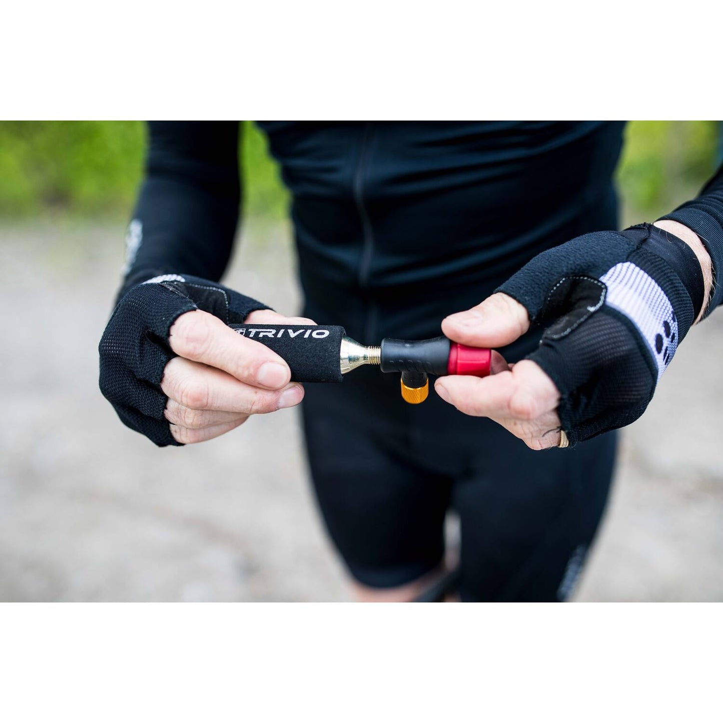 3 Stuks Bundeldeal Trivio - CO2 Adapter + CO2 Patroon 16 gram + Neoprene Huls