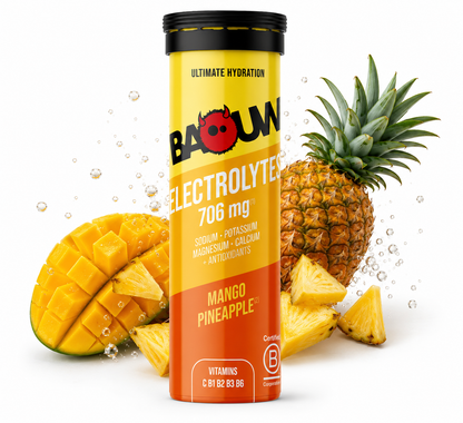 Baouw Electrolytes Mango & Pineapple – Ultimate Hydration For Cyclists