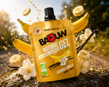 Baouw Energy Gel Banana & Vanilla – Natural Fuel For Cyclists