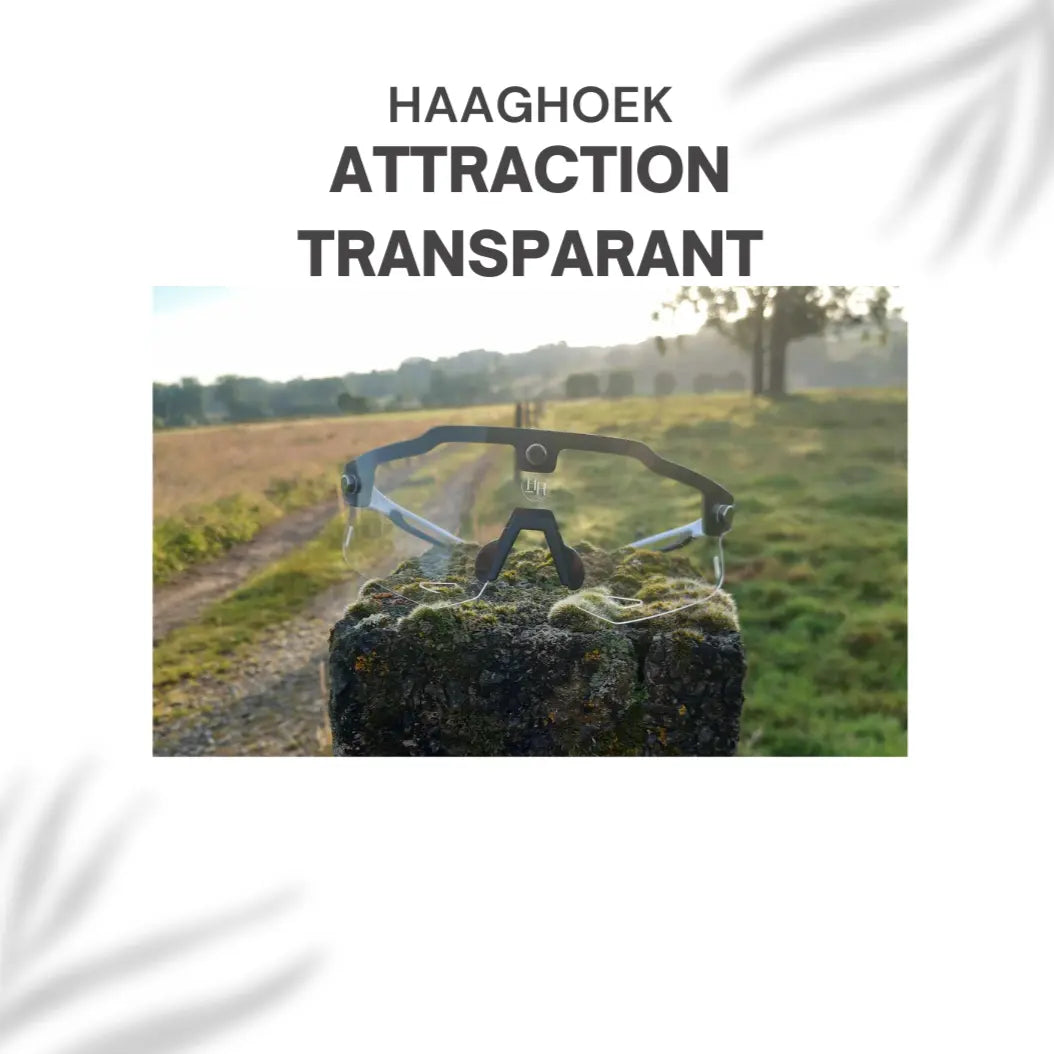 Fietsbril Haaghoek Attraction Transparant Haaghoek