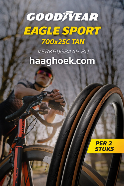 2 stuks! - Goodyear - Eagle Sport 700X25C TAN