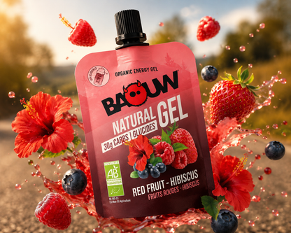 Baouw Energy Gel Red Fruit & Hibiscus – Natural Fuel For Cyclists