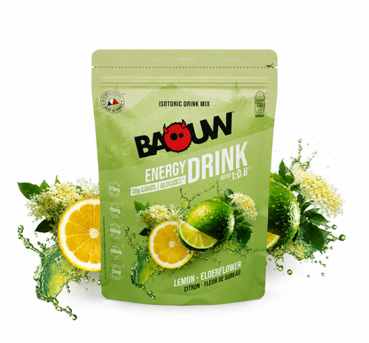 Baouw Energy Drink Mix Lemon – Elderflower 585g