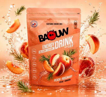 Baouw Energy Drink Mix Peach – Rosemary 585g