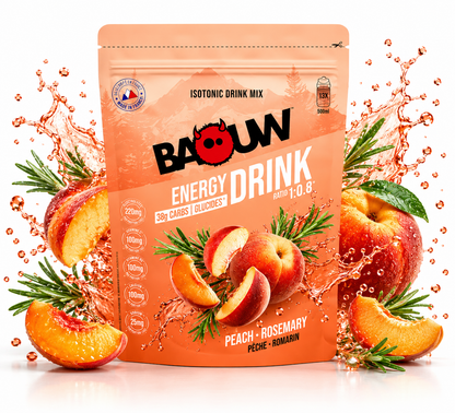 Baouw Energy Drink Mix Peach – Rosemary 585g