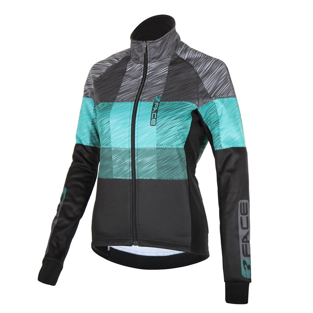 Giubbino Invernale Graphite Donna Magliette da ciclista Threeface XS | EU 34 aqua 