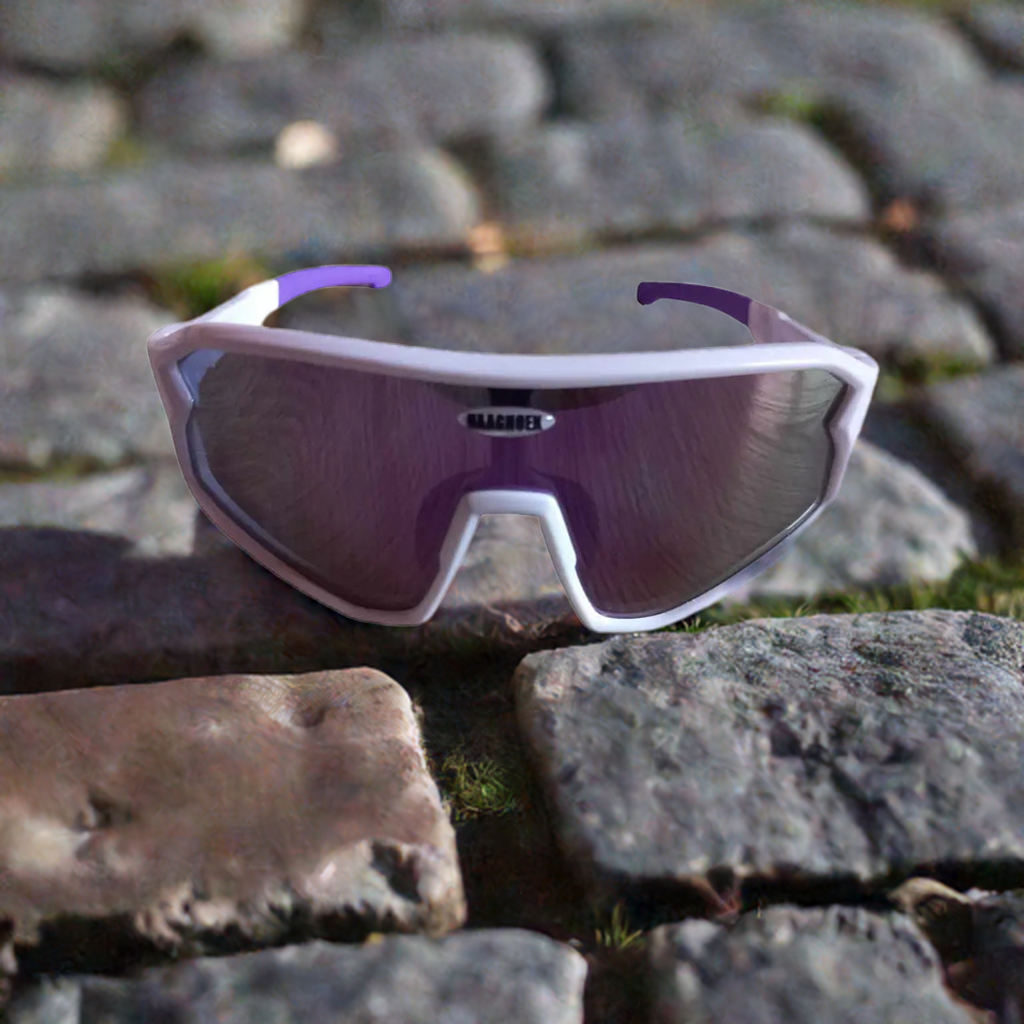 Cycling glasses Haaghoek Future Kids Purple-white