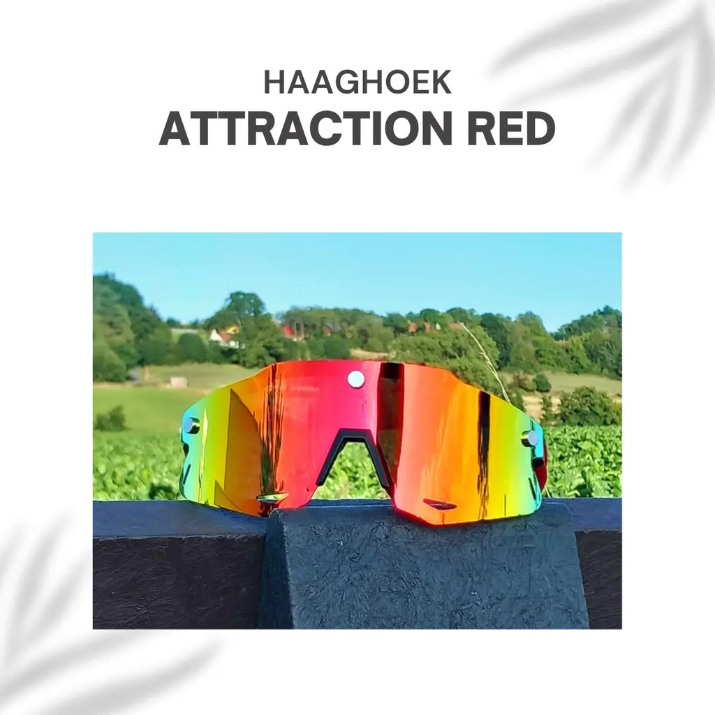 Fietsbril Haaghoek Attraction Red - Haaghoek
