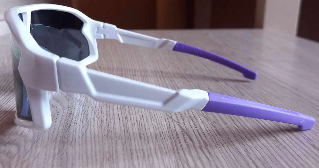 Fietsbril Haaghoek Future Kids paars-wit - Haaghoek