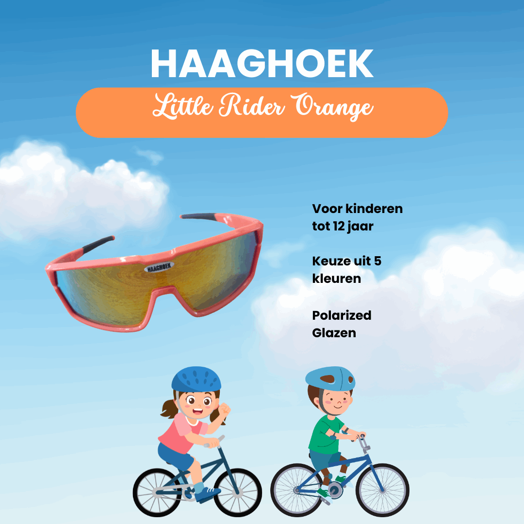 Fietsbril Haaghoek Little Rider Orange