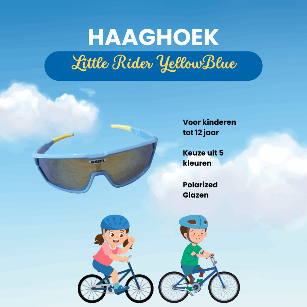 Fietsbril Haaghoek Little Rider YellowBlue