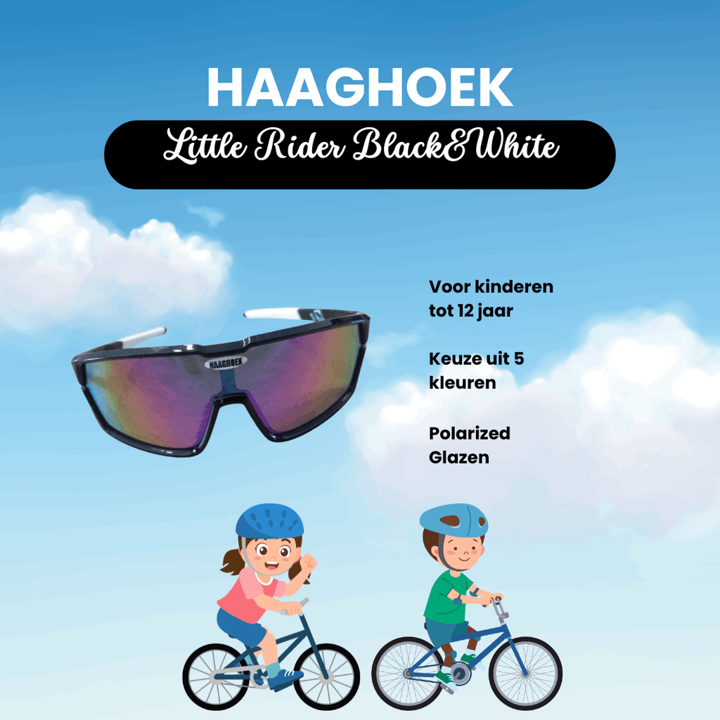 Fietsbril Haaghoek Little Rider Black&White