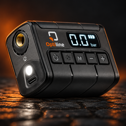 Optiline Airpocket – Draagbare elektrische fietspomp