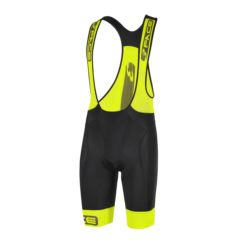Panta con bretelle Speedy Pantaloncini da ciclista Threeface S yellow 