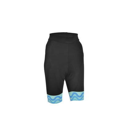 Pantaloncino senza bretelle Wave Donna Pantaloncini da ciclista Threeface XXS | EU 32 aqua 