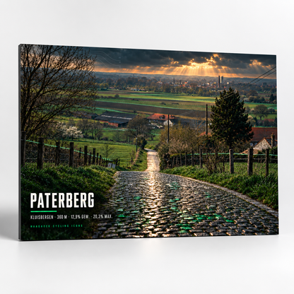 Paterberg Cycling Icon – Wielerkunst op Dibond