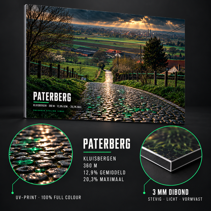 Paterberg Cycling Icon – Wielerkunst op Dibond