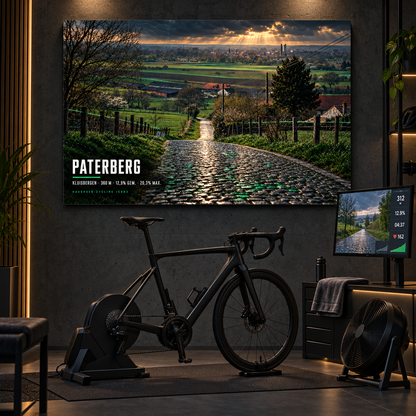 Paterberg Cycling Icon – Wielerkunst op Dibond