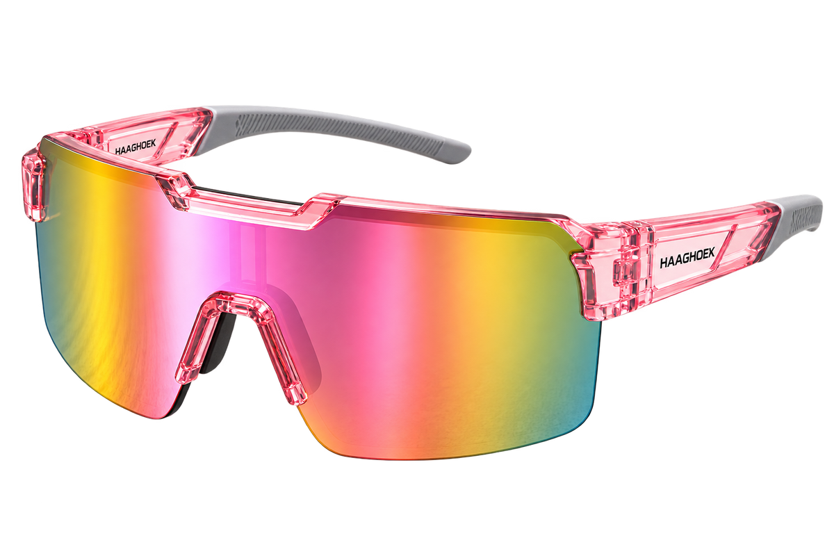 Haaghoek Vortex Pink – Gepolariseerde Fietsbril